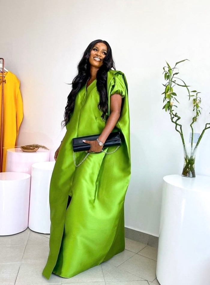 Ulonna Lime Green Kaftan