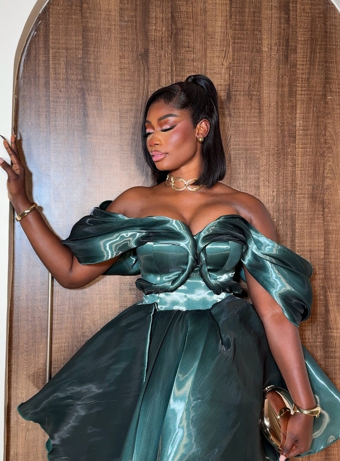 ANATASIA IN EMERALD GREEN