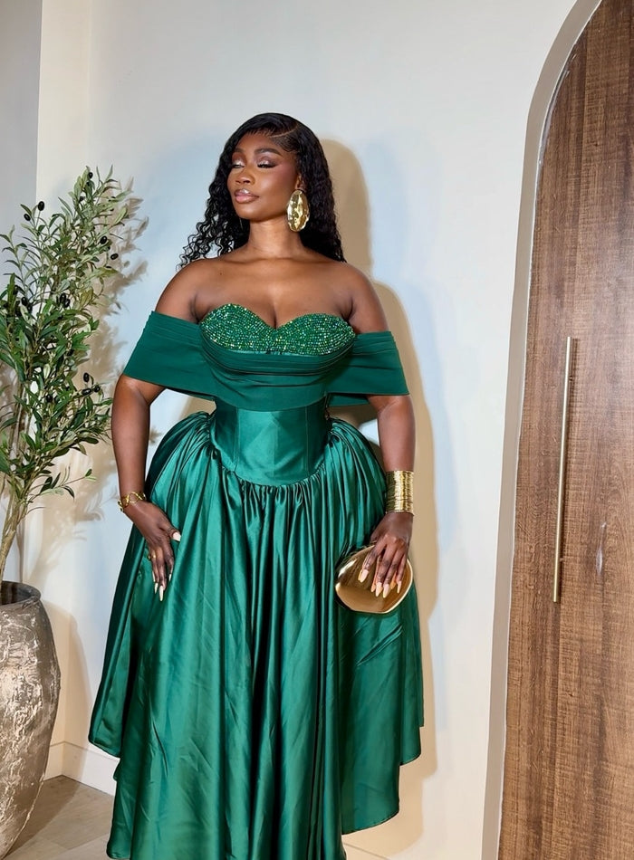 CHARLENE Beaded GOWN