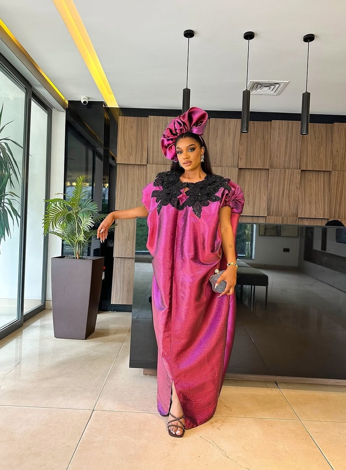 Luxe Andreah Boubou Dress + Scarf