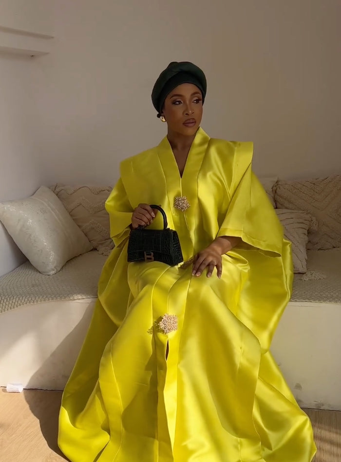 African Bubu Dress + Turban