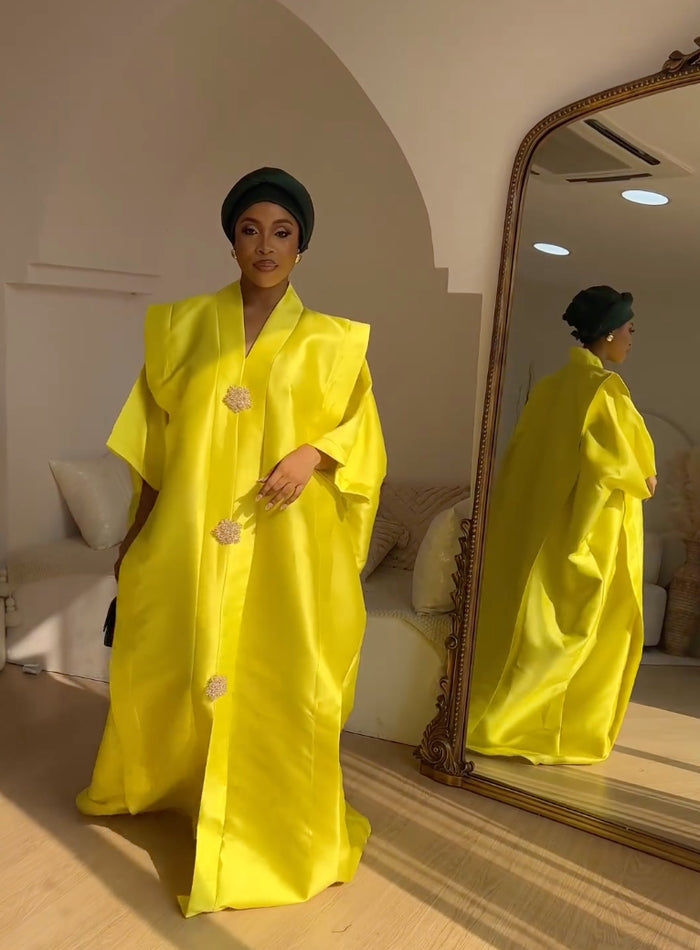 African Bubu Dress + Turban