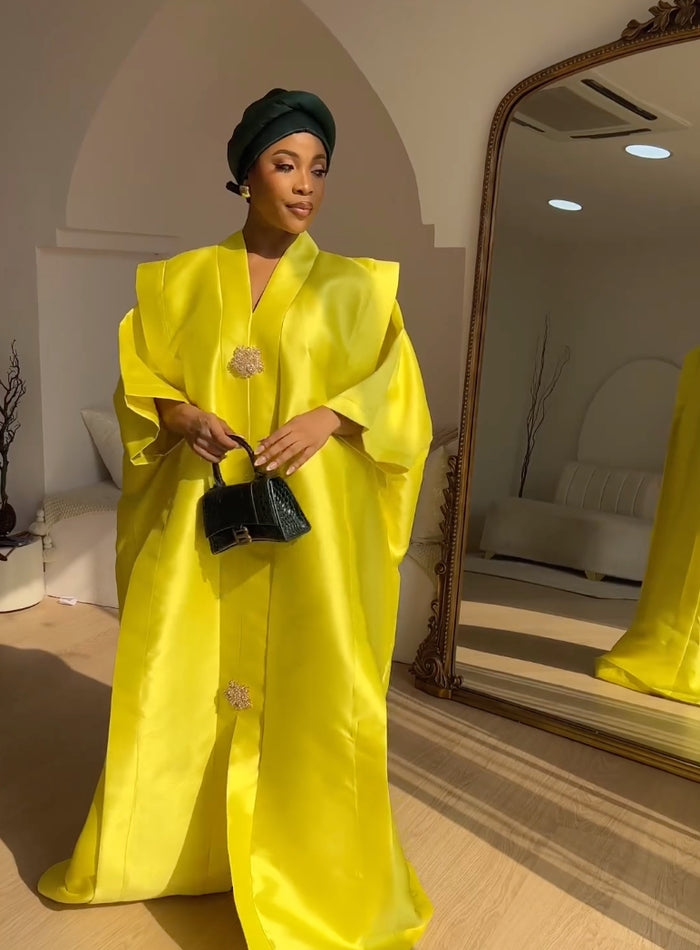 African Bubu Dress + Turban