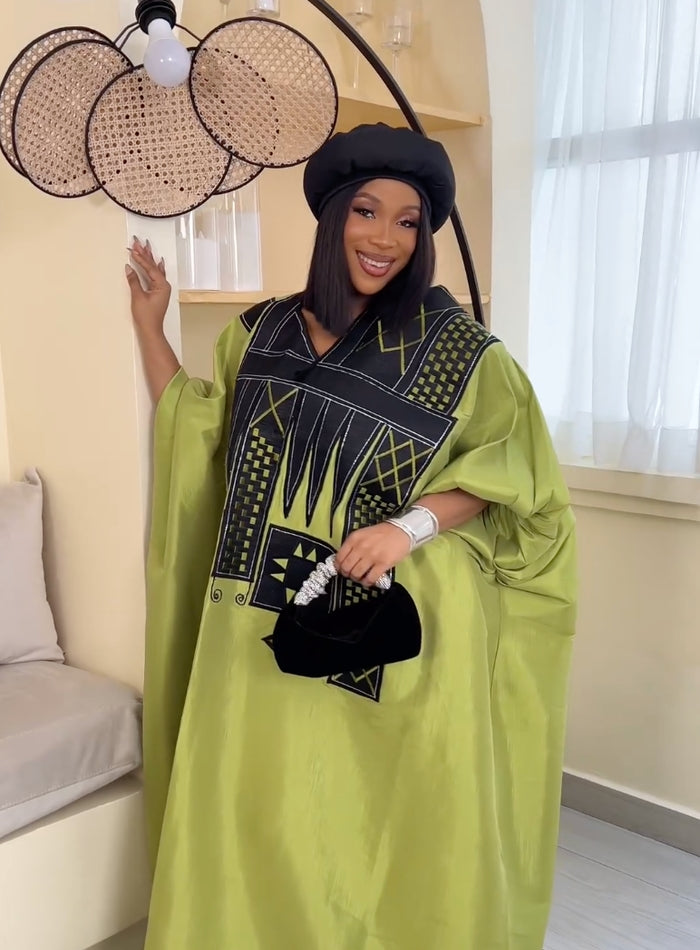 ABIKE BUBU DRESS + Turban