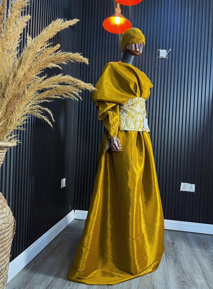 Rich Gold Zheena Dress