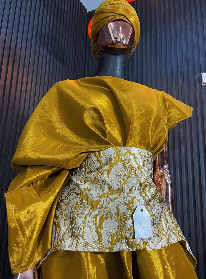 Rich Gold Zheena Dress