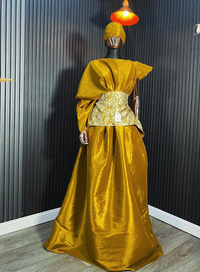 Rich Gold Zheena Dress