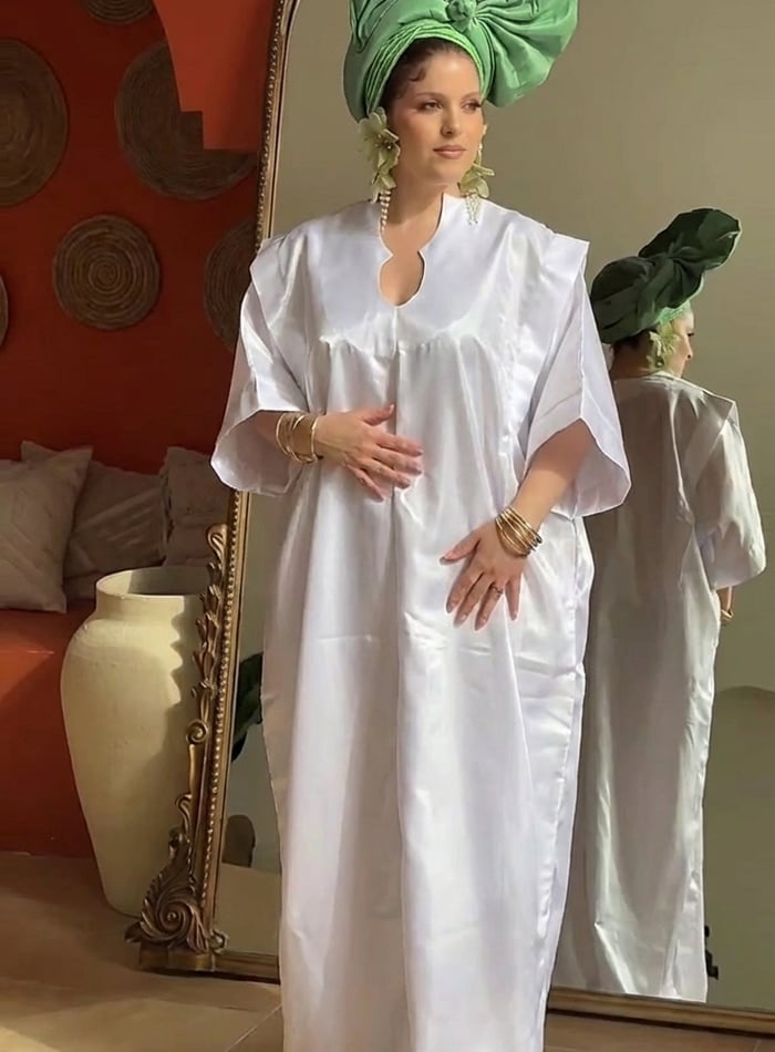 Elegant Safiya Boubou + Turban