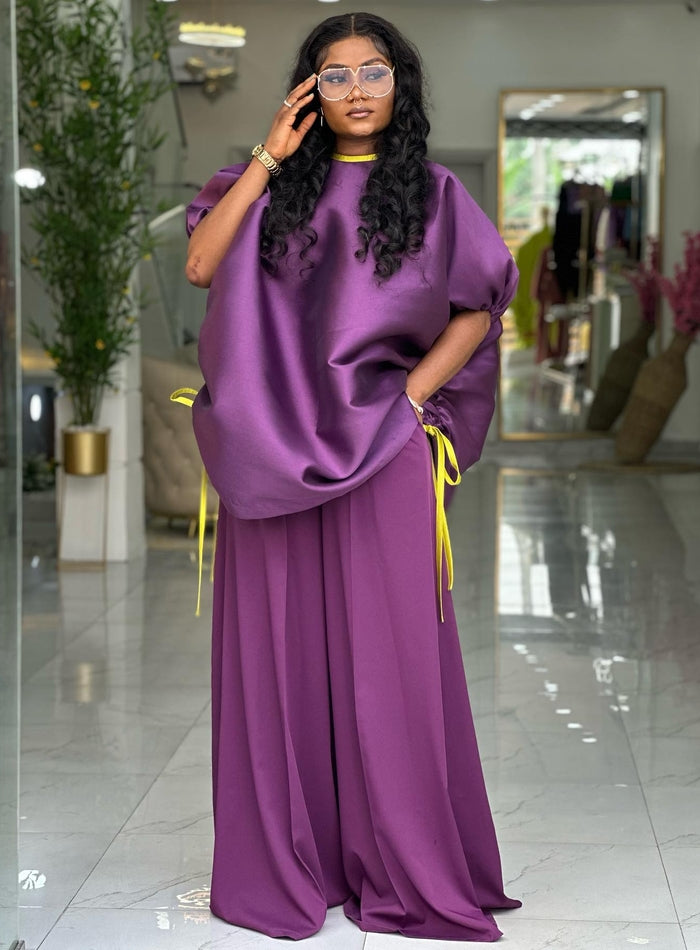 Mira Luxe Draped Ensemble