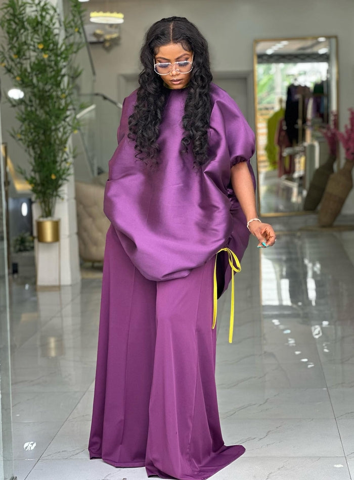 Mira Luxe Draped Ensemble