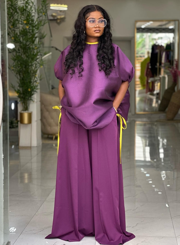 Mira Luxe Draped Ensemble