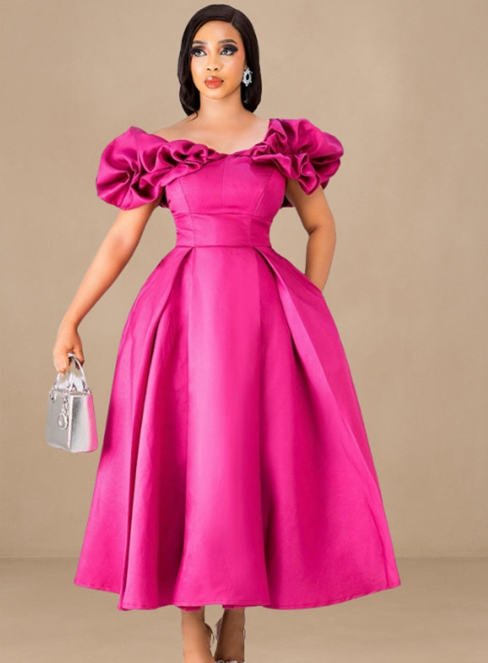 Glamorous Ruffle Dress