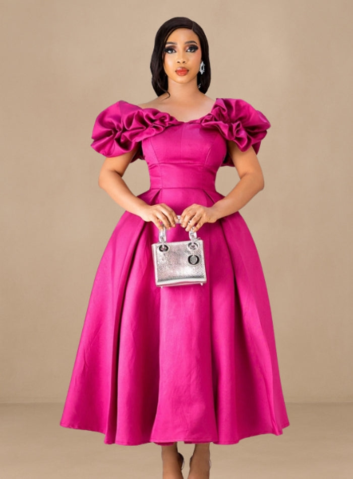 Glamorous Ruffle Dress