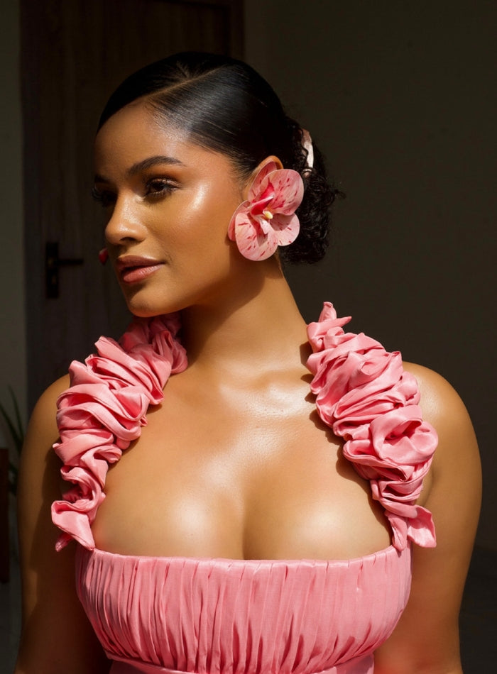 Bubblegum Playful Ruffle Dress