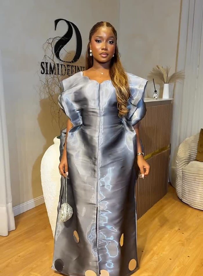 Celestial Sculpted Organza Gown