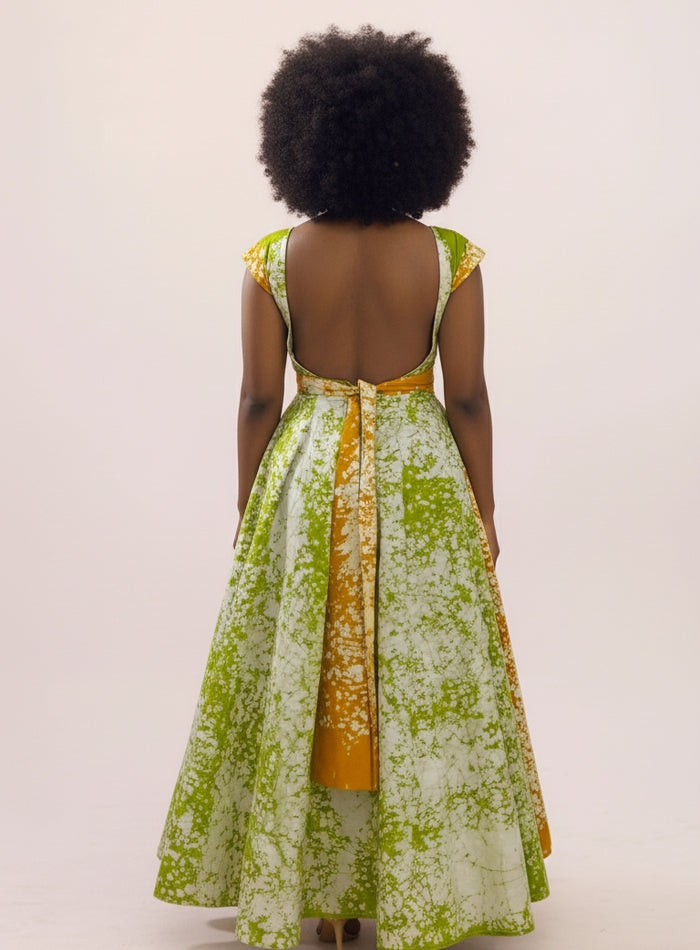 Gemina Two Toned Maxi Dress